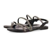 GIOSEPPO Sandalias Negras con Tiras con Cristales para Mujer jeceaba