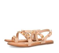 GIOSEPPO Sandalias Nude con pedrería Multicolor para Mujer HALCOTT