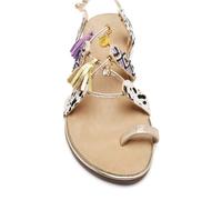 GIOSEPPO Sandalias Piel Abalorios Y Flecos MONTELLO