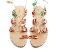 GIOSEPPO Sandalias Piel Flecos Y Abalorios NUBO