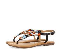 GIOSEPPO Sandalias Planas con decoración de Beads Multicolor para Mujer mandaue