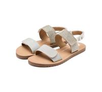 GIOSEPPO| Sandalias planas LUDINGTON| Plantilla acolchada| Cierre tira ajustada mujer||Plata|Talla 26