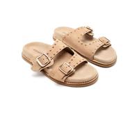 GIOSEPPO| Sandalias planas piel STELLA|Beig|Talla 41