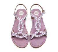 Gioseppo| Sandalias planas piel WENHAM| Plantilla acolchada| Cierre hebilla mujer||Lila|Talla 35