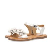 GIOSEPPO Sandalias Plateadas DE Piel con Adorno DE Flores para NIÑA Y NIÑO IMOTSKI