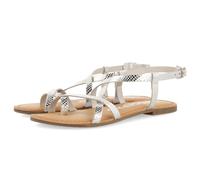 GIOSEPPO Sandalias Plateadas DE Piel con Tiras Finas para Mujer COURSAN