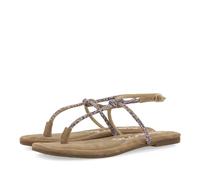 GIOSEPPO Sandalias Taupe DE Piel con Tiras con PEDRERÍA para Mujer SEFFNER