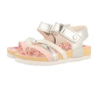 GIOSEPPO| Sandalias tipo bio HOULTON|Plantilla transpirable, absorbente del sudor| Cierre ajustable niña||Plata|Talla 33