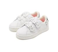 Gioseppo - Sneaker | Gioseppo Sneaker Blanca Tipo Casco con Cierre Ajustable Detalle Flores Fairchild| Ligero | Plantilla Acolchada |Niña Talla 27 Blanco
