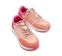 GIOSEPPO - Sneaker Sneaker con Tonos Naranja Pastel, Fucsia y Amarillo para niña OTISFIELD| Ligero | Plantilla Acolchada |Niña Talla 34 Fuxia