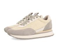 GIOSEPPO Sneakers Plateadas con Detalles Trenzados para Mujer GAGGI