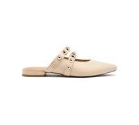Gioseppo - Studded Leather Mule Sandals - Shoes - Mujer - Beige - 36 EU -