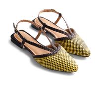 GIOSEPPO Tecumseh, Zapatos Planos Mary Jane Mujer, Amarillo, 38 EU