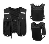 GIOST Corriendo - Mochila De Correr Ligero | Múltiples Bolsillos Paquete De Hidratación De Chaleco De Agua | Brasa Para Teléfono Vesical Estable Ligero Equipo De Embalaje Para Mujeres