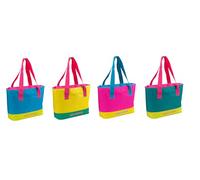 GIO'STYLE Beach Small Fluo Bolsa térmica | Varios colores | 9 L | Asas de hombro | Estampado de rayas