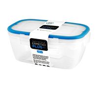 GIO'STYLE Recipiente hermético para Alimentos - 1,5 l - Fabricado en Italia - Rectangular - Apto para frigorífico, congelador, microondas - Línea Hermética Plus