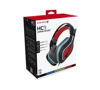 Gioteck - Auricular con Cable Rojo y Azul HC-9 para Nintendo Switch (Nintendo Switch)