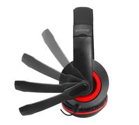 Gioteck - Auricular estereo con cable XH-100 Negro y Rojo multiplataforma (PS4)