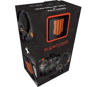 Gioteck - Auricular estero con cable XH-4 negro y naranja multiplataforma + Taza Call of Duty Black Ops 4 (PS4)