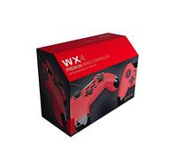 Gioteck - Mando con cable WX4 Rojo para Nintendo Switch, Switch Pro, PS3, Soporte de Movimiento y Vibración de PC Diseño ergonómico