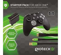 Gioteck - Starter Pack: Batería, Cable P&C, Grips, HDMI, Funda (Xbox One)