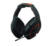 Gioteck TX50 - Cascos Gaming, Cable Audio Jack 3,5 mm, Control de Sonido, Driver 50 mm, Cascos con Microfono para PS4, PS5, Xbox One, Xbox Series X S, Nintendo Switch y PC (Naranja y Negro) (PS4)