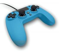Gioteck - VX4 - Mando PS4 Wired, Controlador Cableado para la Playstation 4, 3,5 mm Puerto de Audio, Soporta vibraciones y movimientos, Compatible con PS4 y PC Azul (Windows 8.1), VX4PS4-42-MU