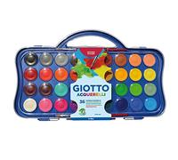 Giotto Acuarelas 30 Mm. Estuche 36 Uds. + 2 Pinceles