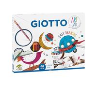 GIOTTO Art Lab Easy Drawing con Papel, Lápices de Colores y Accesorios, 68 unidades