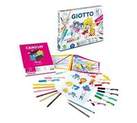 Giotto Art Lab, Set Creativo How To Create Manga con Papel, Rotuladores Pincel, Rotuladores de Fibra Skin Tones y accesorios, 50 piezas