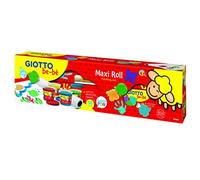 Giotto Be-Bè-F471800 Set Creativo para los más Pequeños, Color Rojo, Azul Cyan, Verde y Amarillo (FILA 471800), 8 x 52.5 x 14 cm