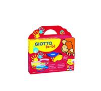 Giotto Set de pintura a dedos 100 ml, estuche 3 unidades y accesorios