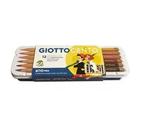 Giotto Cien Pasteles de Madera Edición Limitada 100 Años Fila, 12 Unidades, Paquete de 1