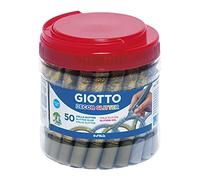 Giotto Decor Glitter Pack de 50, Pegamento con Purpurina, Oro y Plata, 12 x 12 x 13 cm