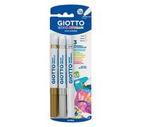 Giotto – Decor Metallic – Oro, Plata y Blanco – Blíster 3 unidades