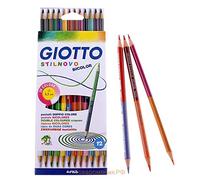 Giotto Doble Terminal Lápices de Colores Hexagonal - Giotto Stilnovo Bicolor