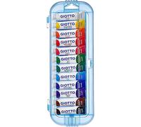 GIOTTO Extra Fine, Témpera Extra Quality, Tubo 7,5ml, Colores Surtidos, 12 unidades