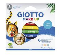 GIOTTO Make Up 6 lápices cosméticos colores clásicos, mina 6,25 mm diámetro