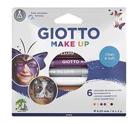 GIOTTO Make Up 6 lápices cosméticos colores metálicos, mina 6,25 mm