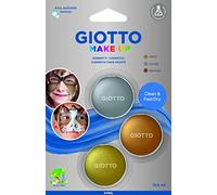 Giotto Make Up Pintura Facial Cosmética Metallic Colours, Blíster 3 Uds. X 5 Ml