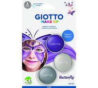 GIOTTO Make-up, Pinturas faciales cosméticas de secado rápido, 3x5ml, Colores Surtidos, 3 unidades