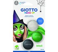 GIOTTO Make-up, Pinturas faciales cosméticas de Secado rápido, 3x5ml, Colores Surtidos, 3 Unidades