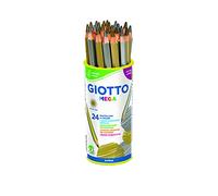 Giotto Mega Oro y Plata Lápices de Colores, Bote 24 Uds.