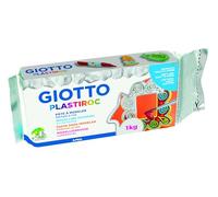 GIOTTO Plastiroc - Pain - Pasta de modelado autoendurecible (1 kg), color blanco