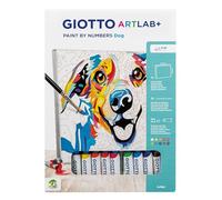 GIOTTO Set Creativo, Artlab+ Pintura por Números, Caja de cartón, 14 piezas