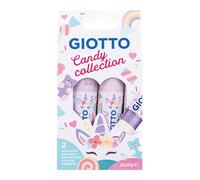 Giotto Barras de Pegamento de la colección Candy, Color Transparente (Fila F546700)