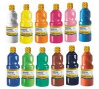 Giotto témpera escolar lavable verde cinabrio botella 1000 ml
