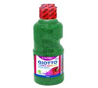 Giotto témpera glitter verde botella 250 ml