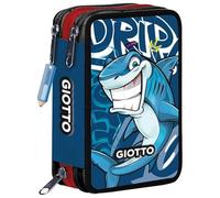Giotto Tris - Estuche con 3 cremalleras CRYPTOPUPPETS SHARK