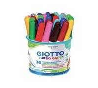 Giotto Turbo Giant Pastel Rotuladores Bote 36 unidades
